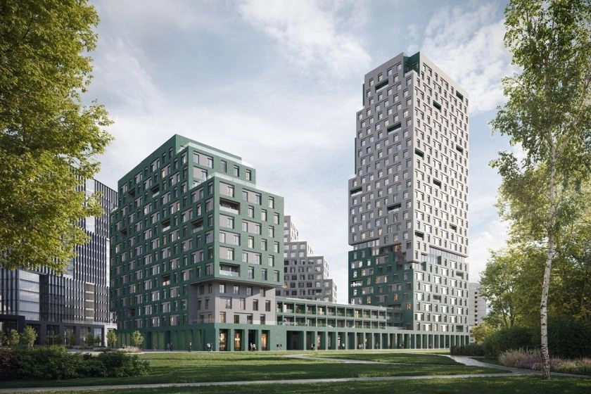 В жилом комплексе STONE Rise залит первый куб бетона